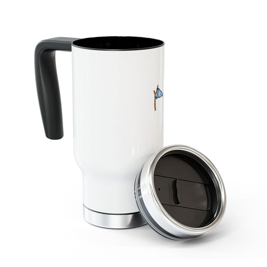 14oz Stainless Steel Travel Mug with Handle