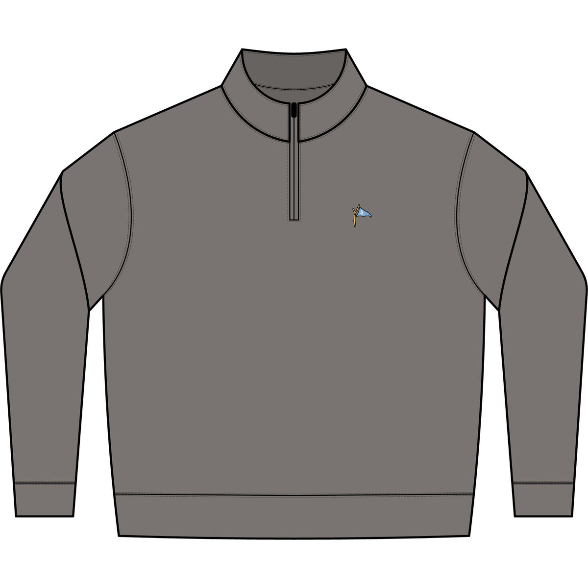 Half Zip Sweatshirt