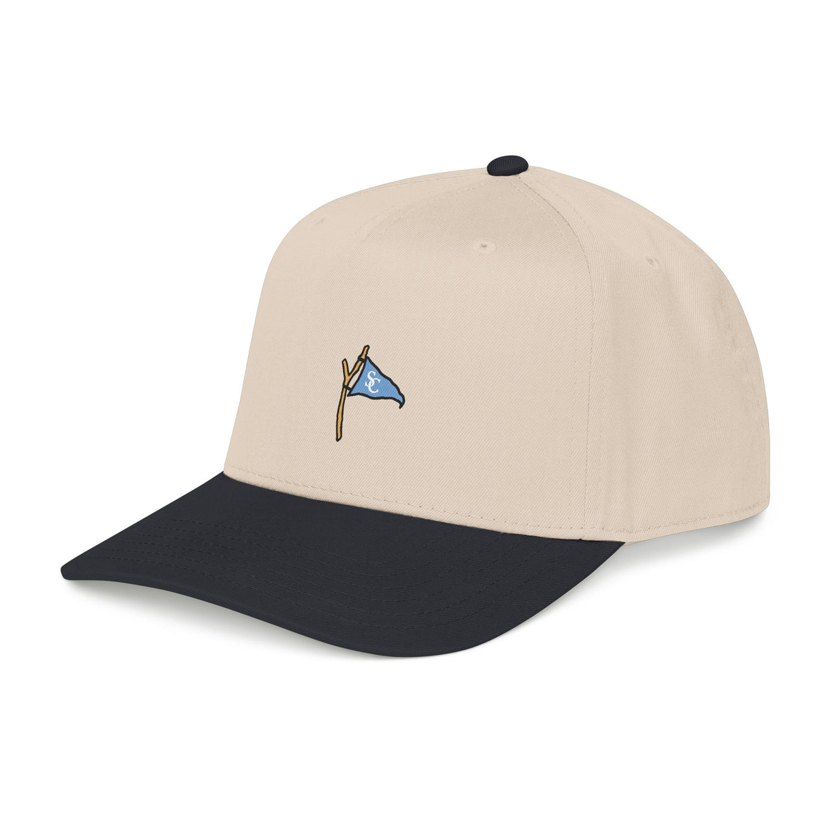 Golf Flag Mid Profile Baseball Cap