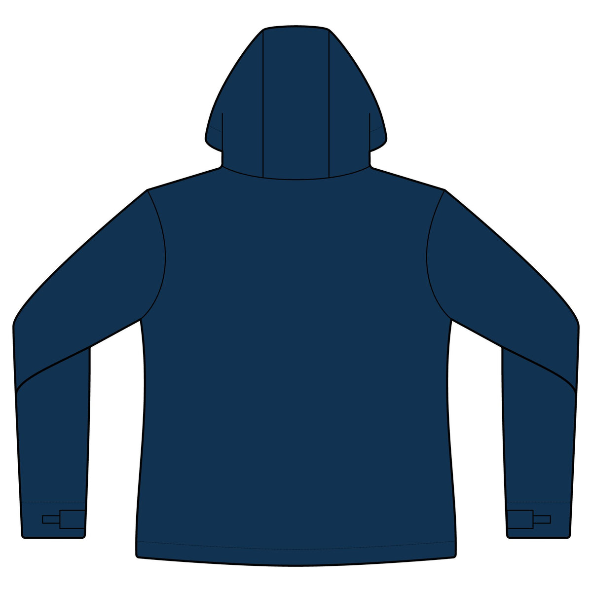 Rain Jacket — Waterproof Hooded Windbreaker
