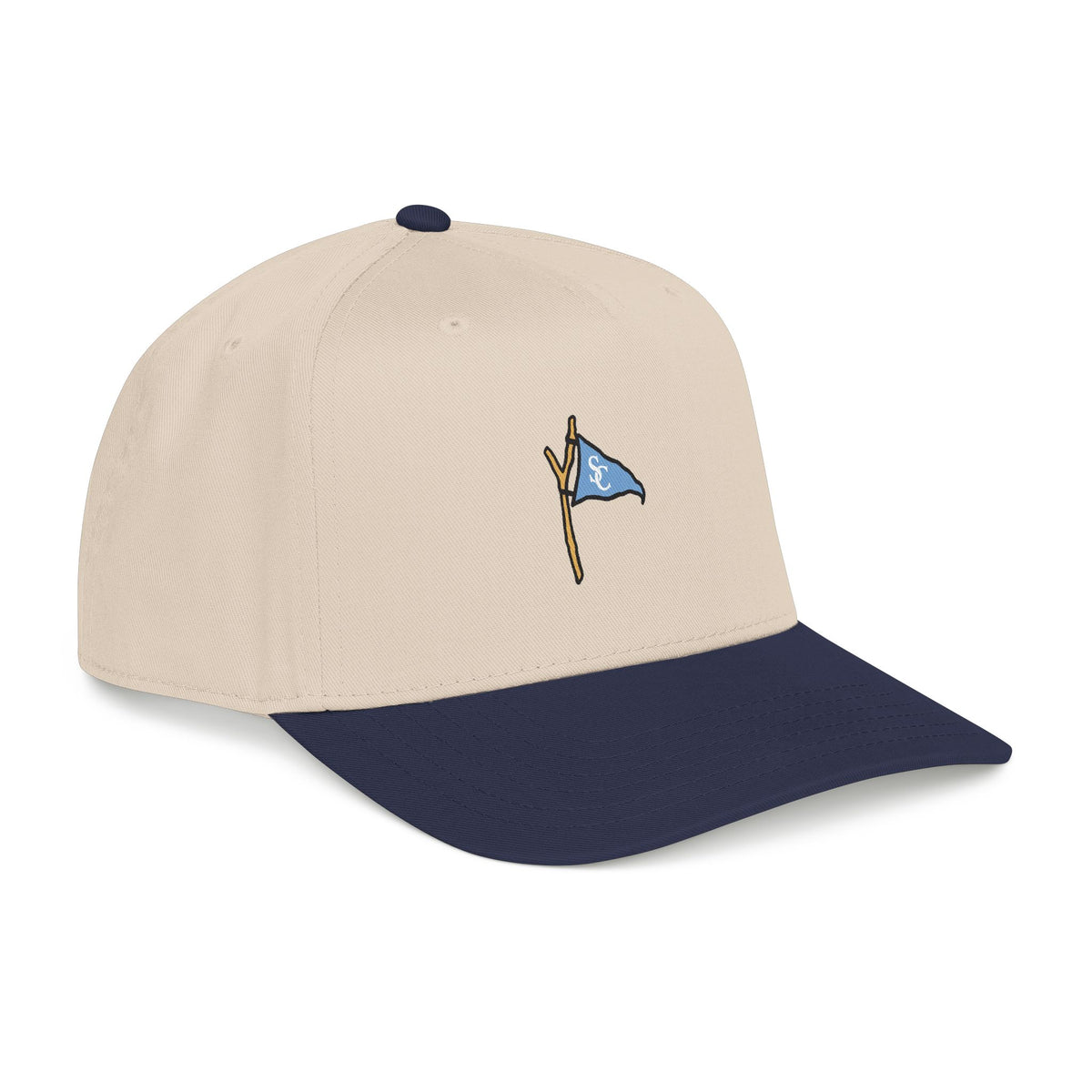 Golf Flag Mid Profile Baseball Cap