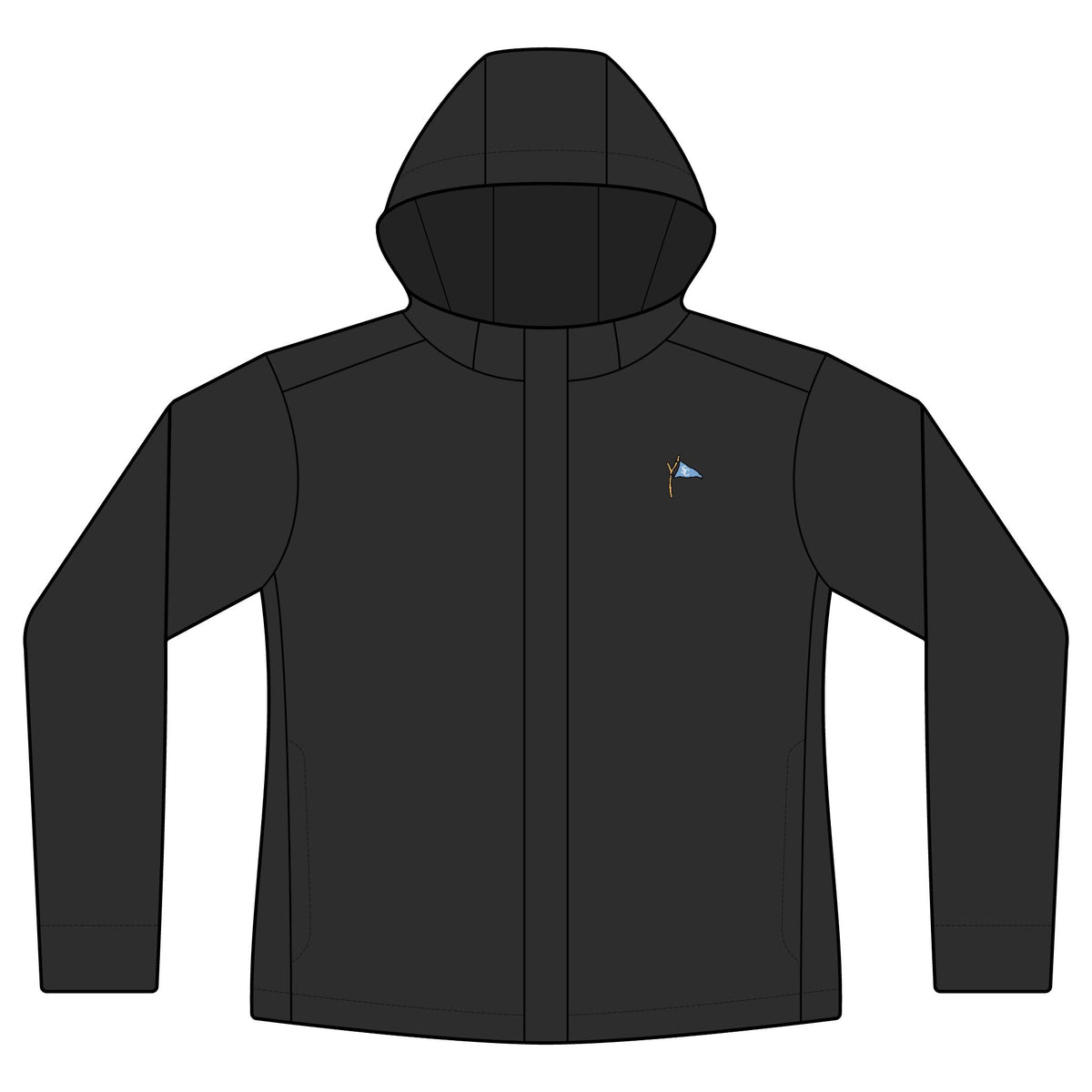 Rain Jacket — Waterproof Hooded Windbreaker