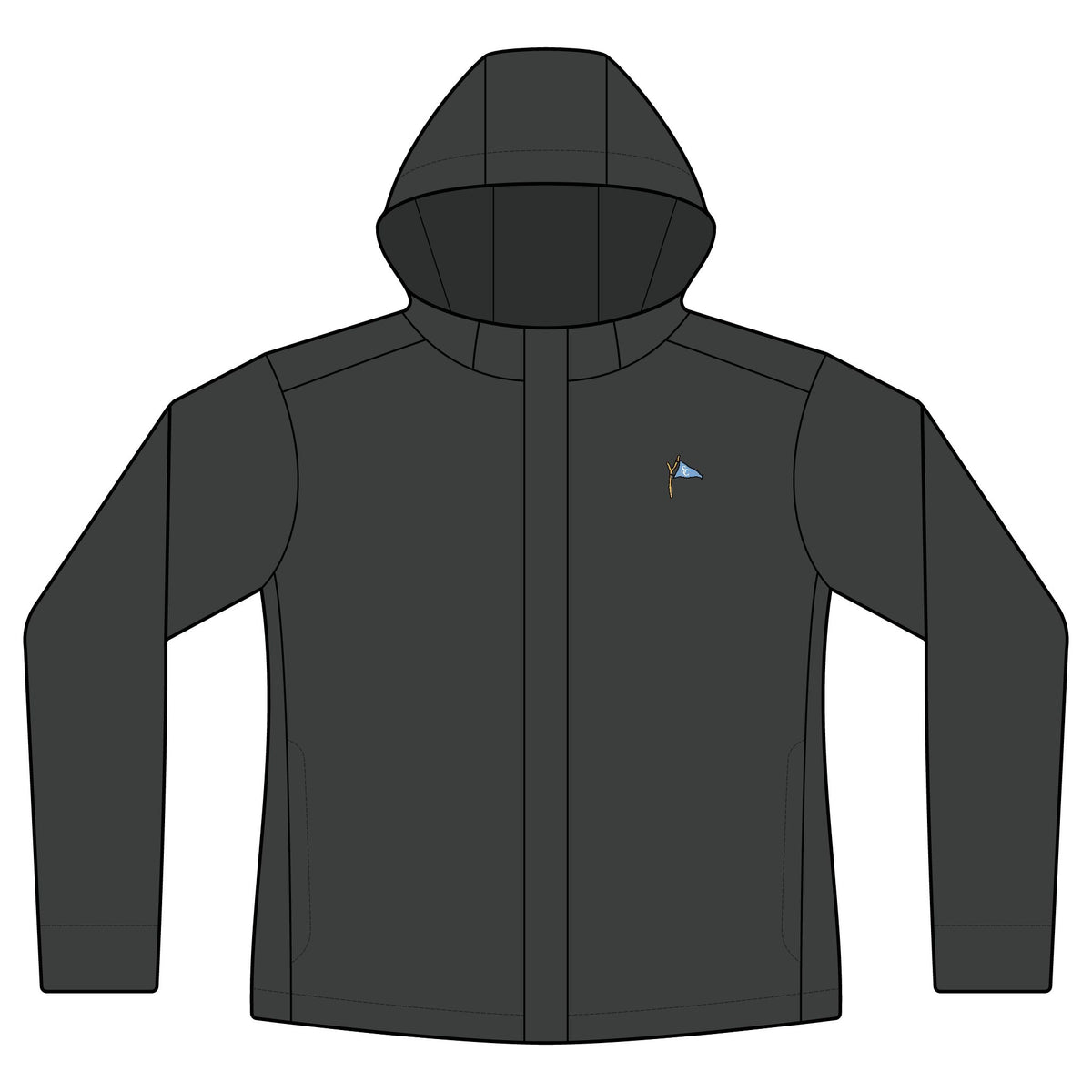 Rain Jacket — Waterproof Hooded Windbreaker