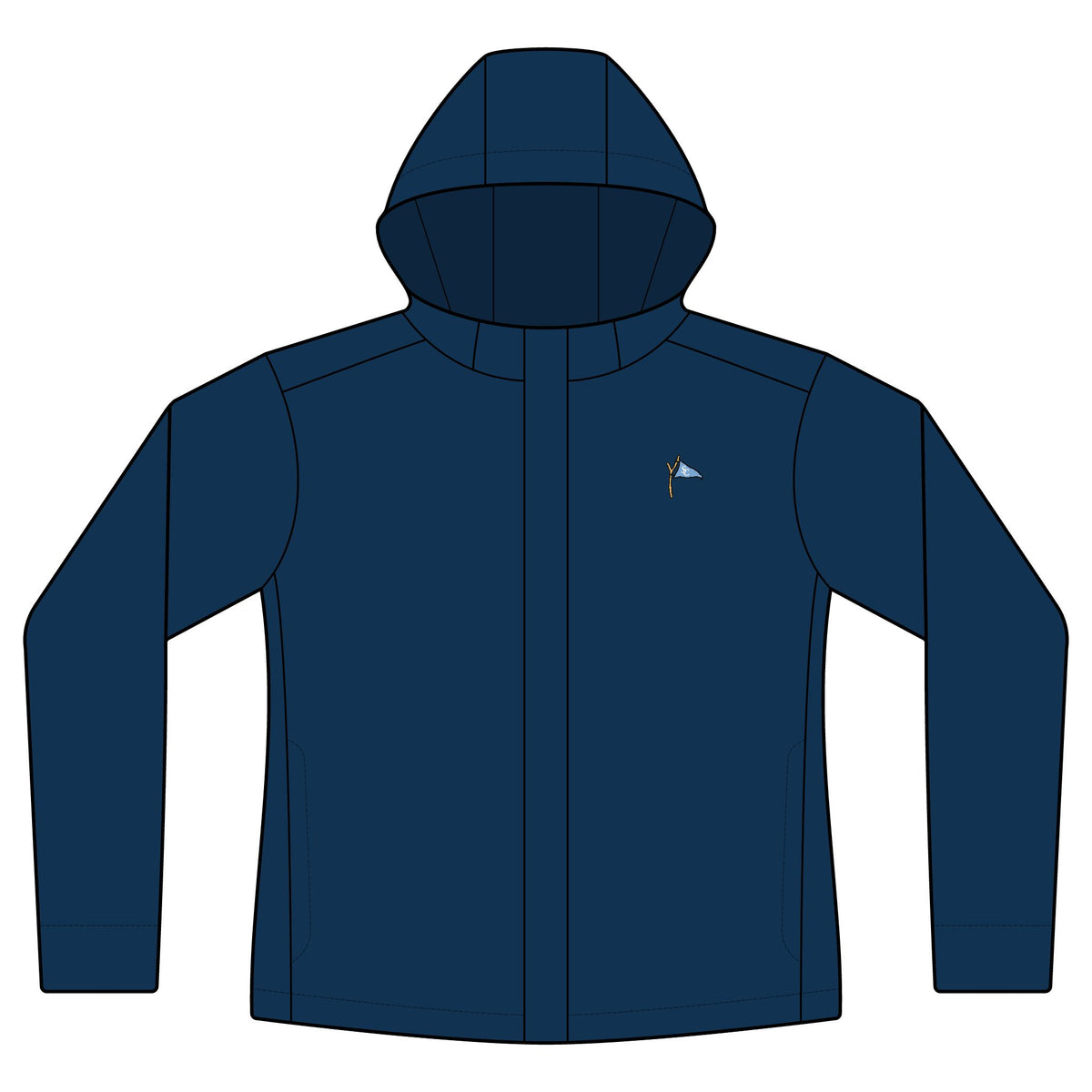 Rain Jacket — Waterproof Hooded Windbreaker