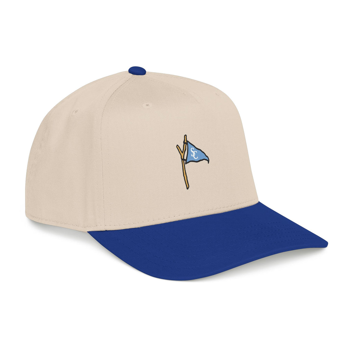 Golf Flag Mid Profile Baseball Cap