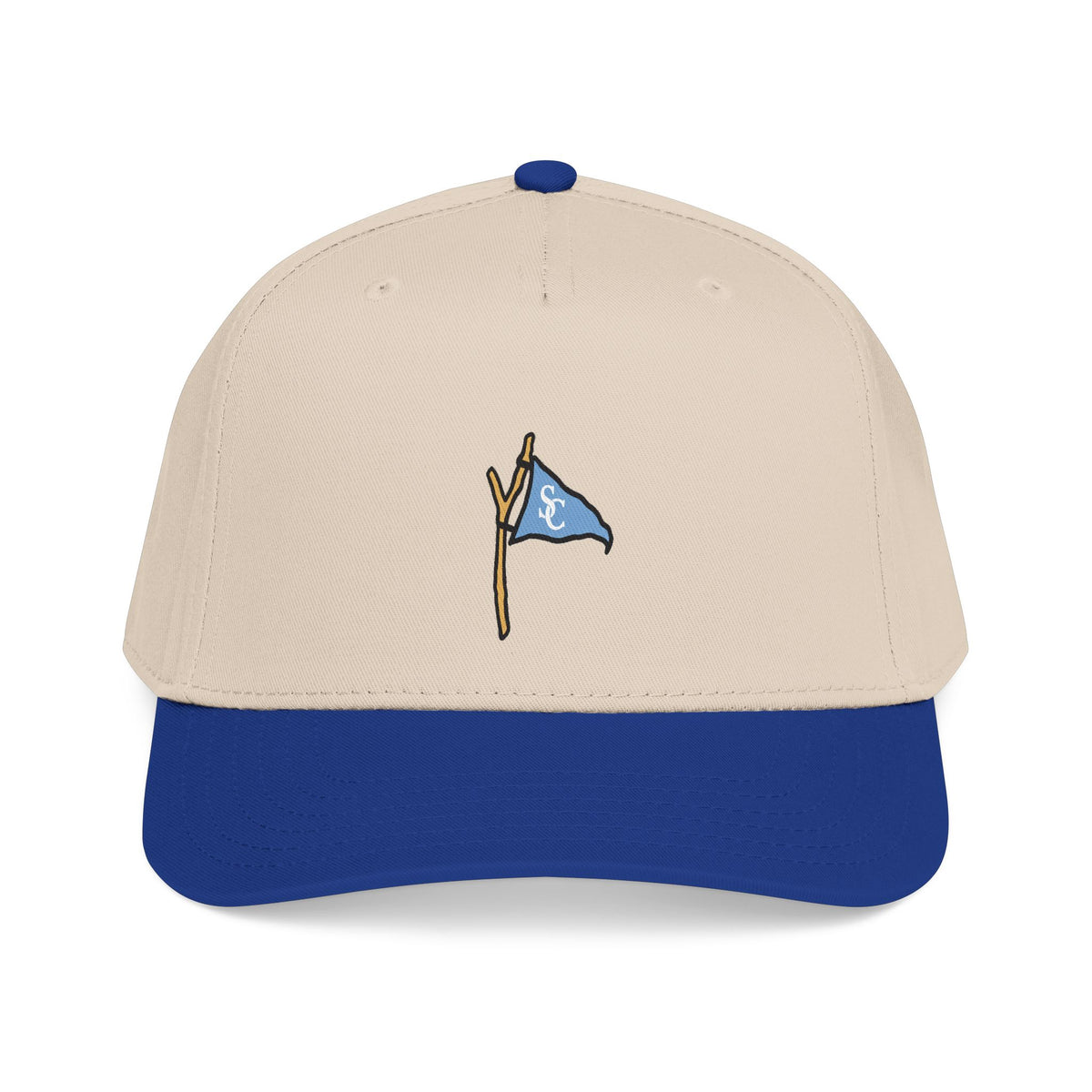 Golf Flag Mid Profile Baseball Cap