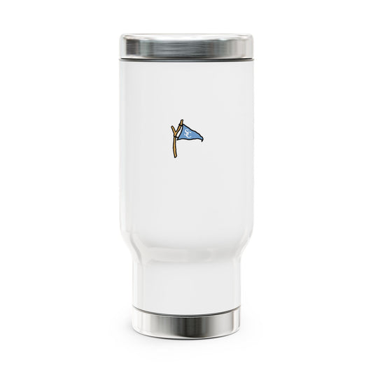 14oz Stainless Steel Travel Mug with Handle