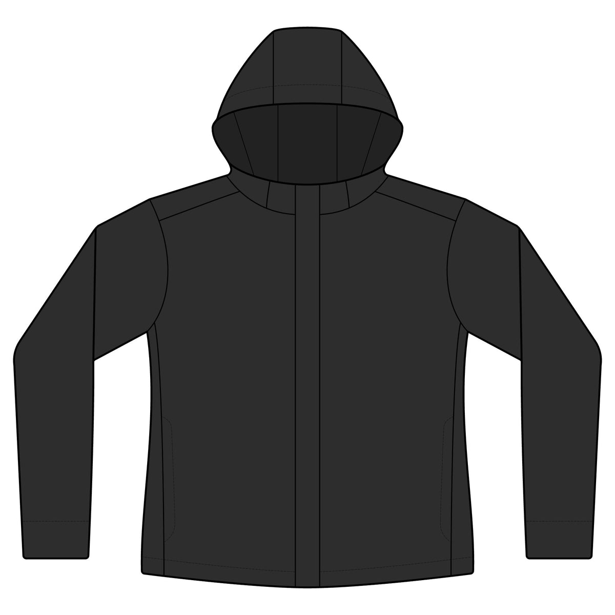 Rain Jacket — Waterproof Hooded Windbreaker