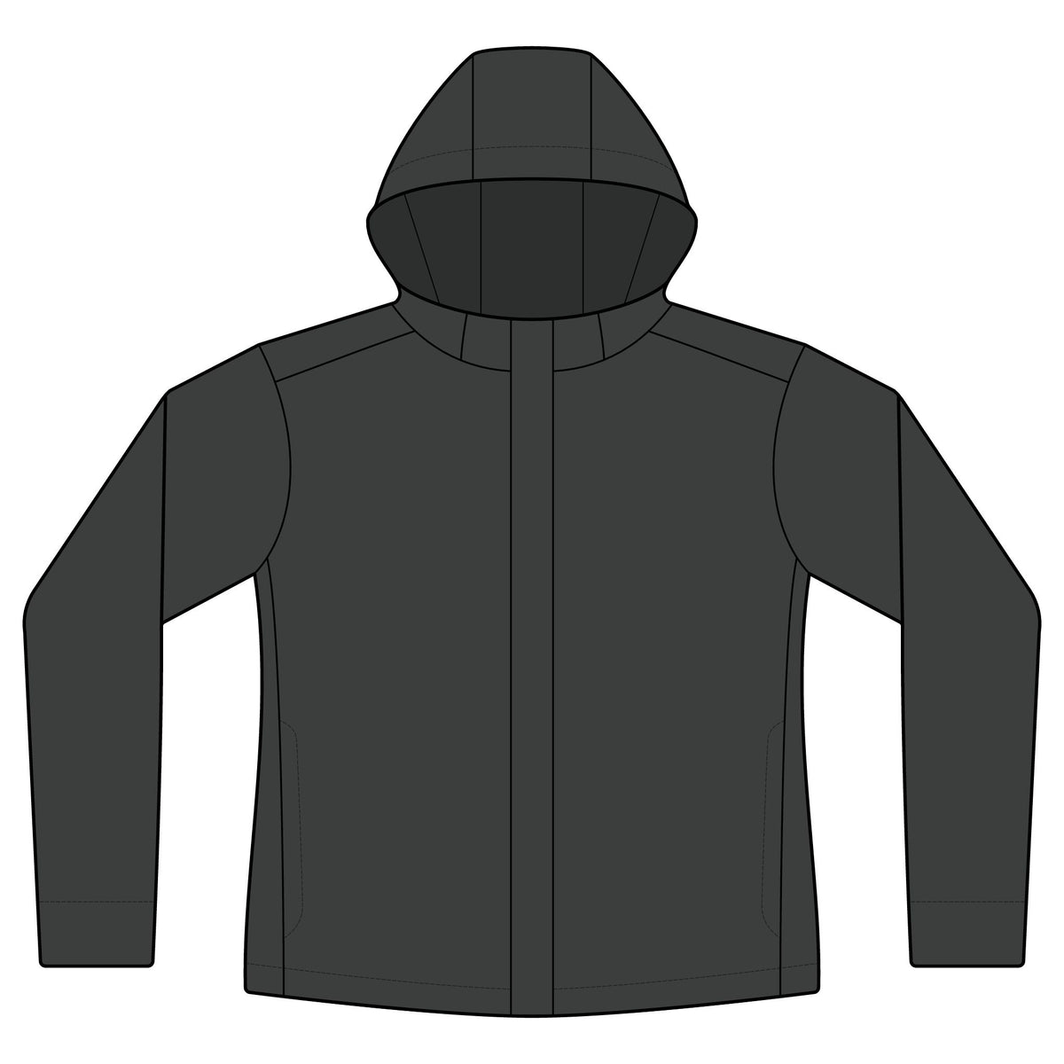 Rain Jacket — Waterproof Hooded Windbreaker